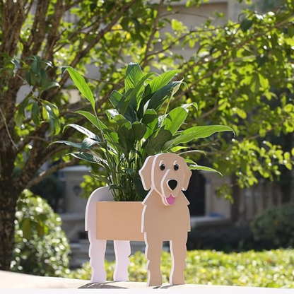 Dog Flower Pot