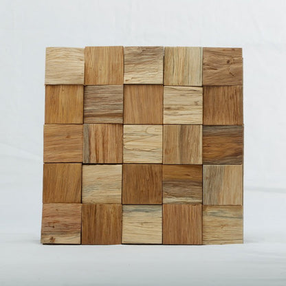 Heritage Box Wood Mosaic Wall Panel