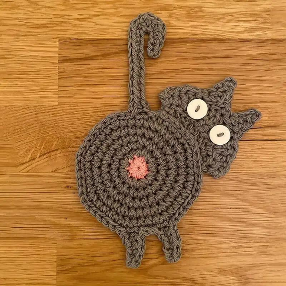 Cat Butt Coaster