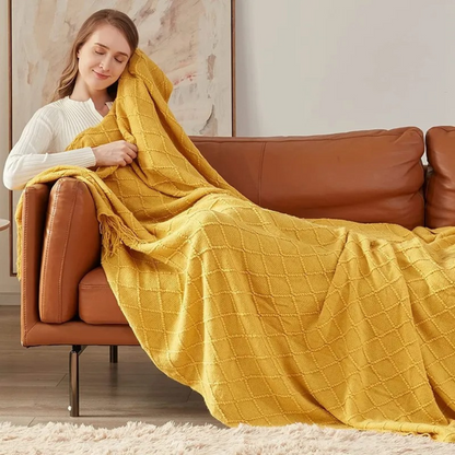 Sunset Siesta Sofa Blanket