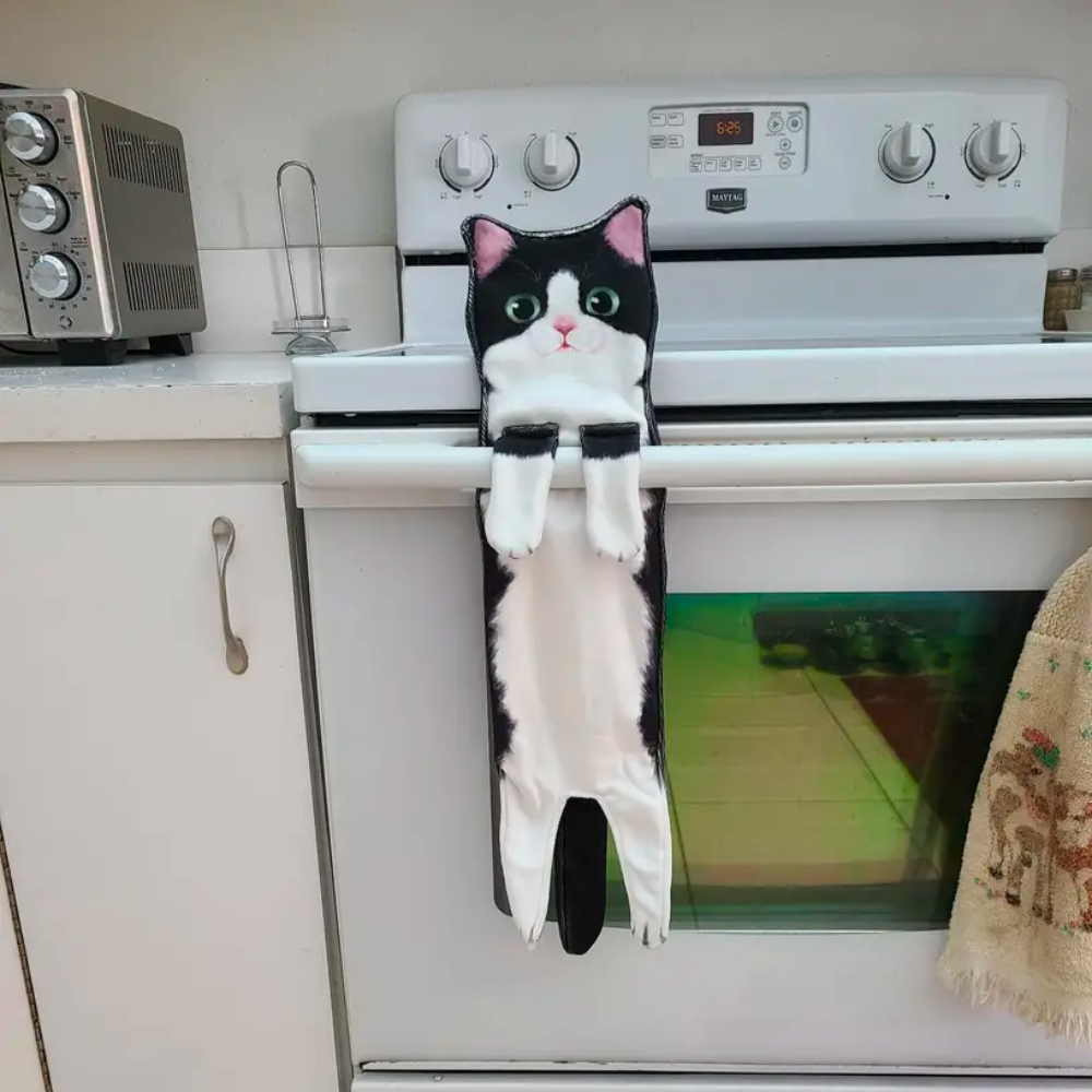 Cat Hand Towels