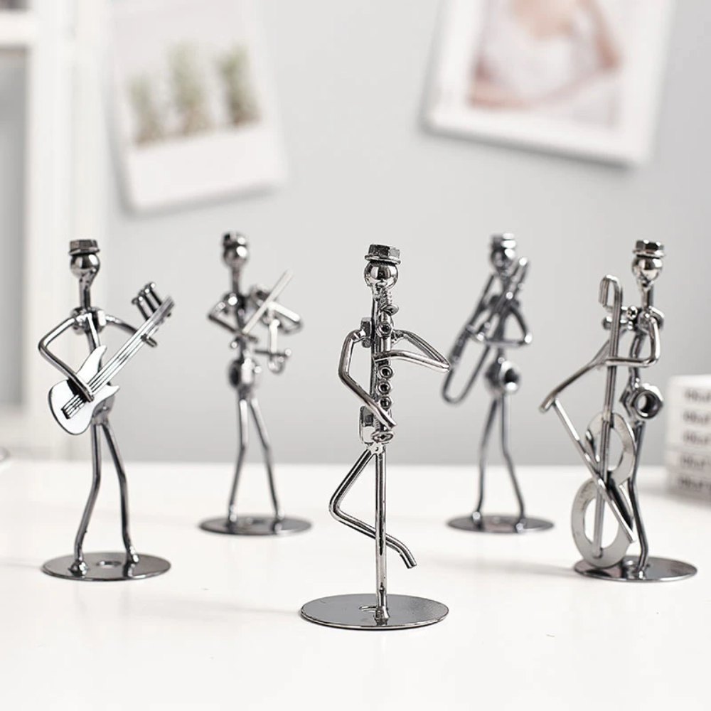 Metal Musician Figurines