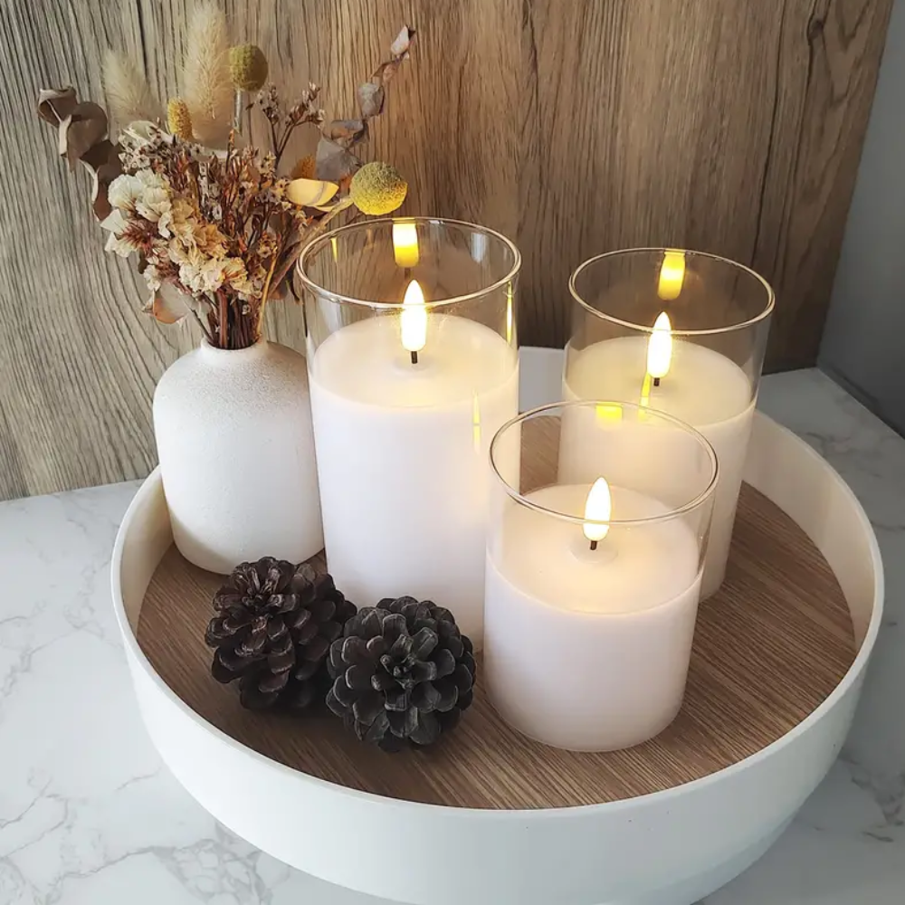 Glowing Light Candle (3 pcs)