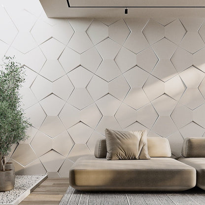 Bowtie Geometric 3D Wall Panel