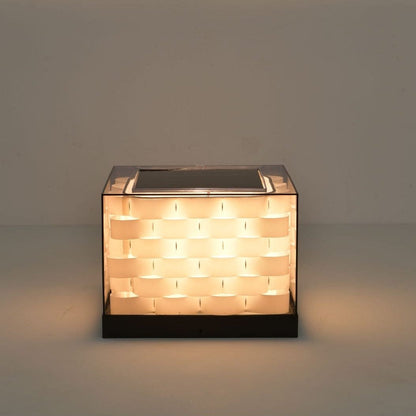 Cubed Weave Outdoor Light (Solar)