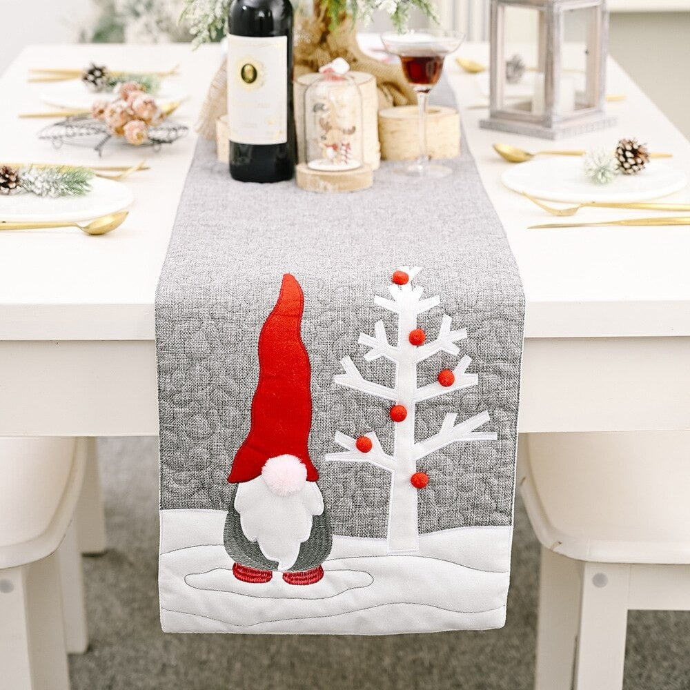 Winter Gnome Table Runner