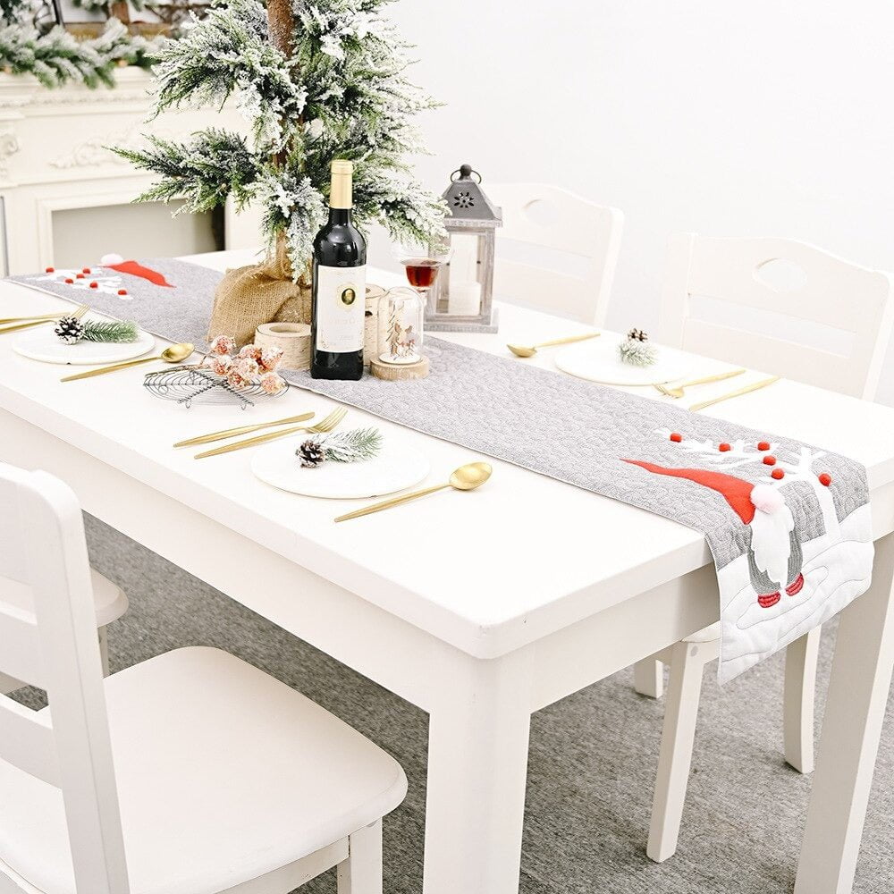 Winter Gnome Table Runner