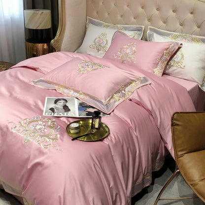 Prarie Pink Duvet Cover Set (Egyptian Cotton)