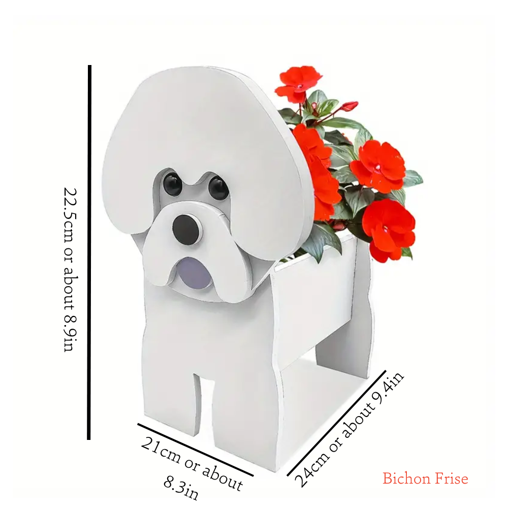 Dog Flower Pot