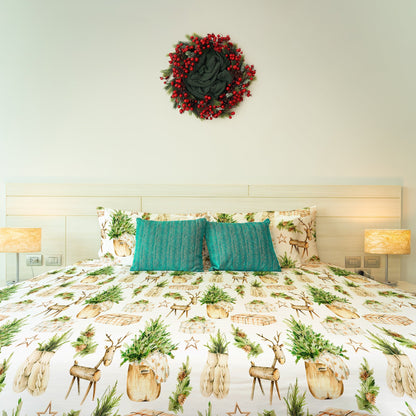 Jolly Reindeer Duvet Cover Set