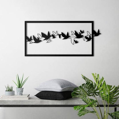 Flying Birds Metal Wall Art