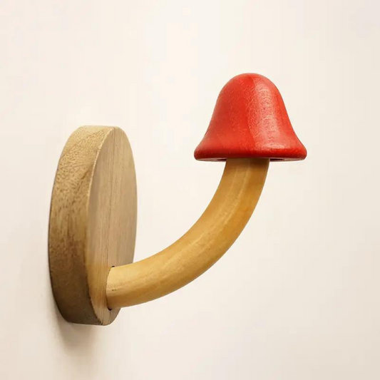 Creative Wooden Mushroom Hook