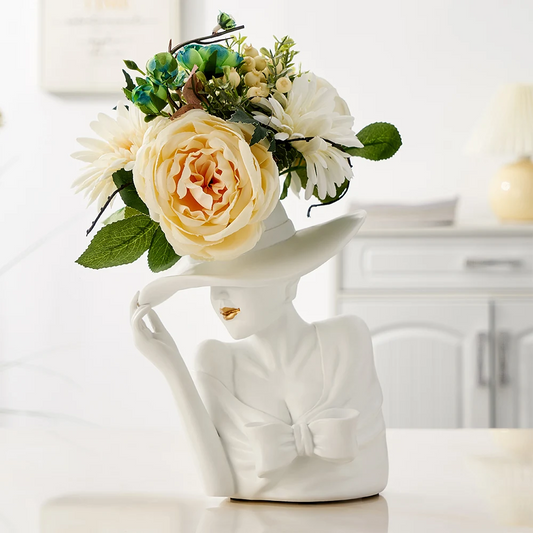 Modern Girl Flower Vase