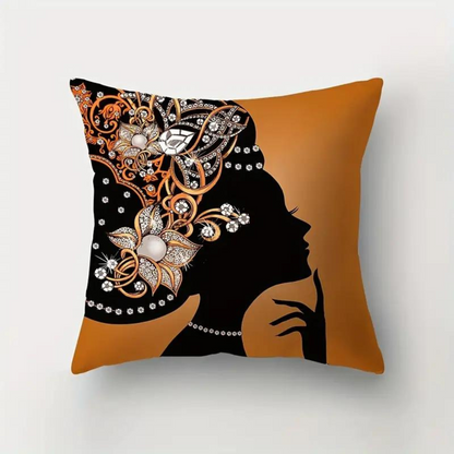 African Women Cushion Cover