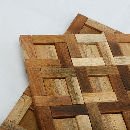 Freecube Wood Mosaic Wall Panel