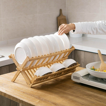 Bamboo Kitchen Drying Stand