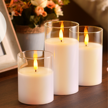 Glowing Light Candle (3 pcs)