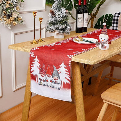 Snowy Gnome Table Runner