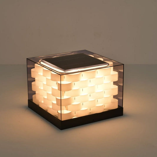 Cubed Weave Outdoor Light (Solar)