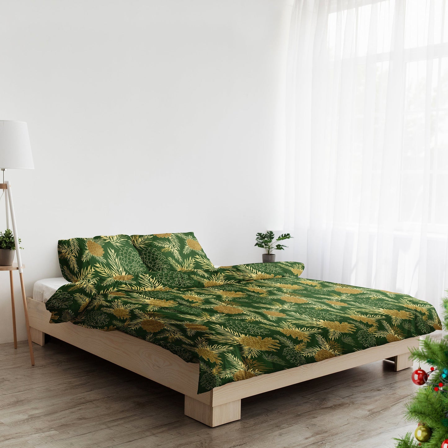 Pine Cone & Leaves Duvet Cover Set