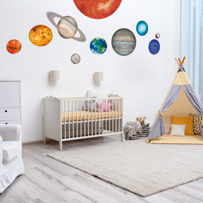 Solar System Wall Stickers Set