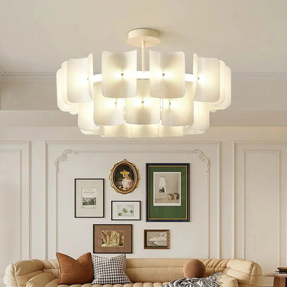 Laurette Rattan Chandelier