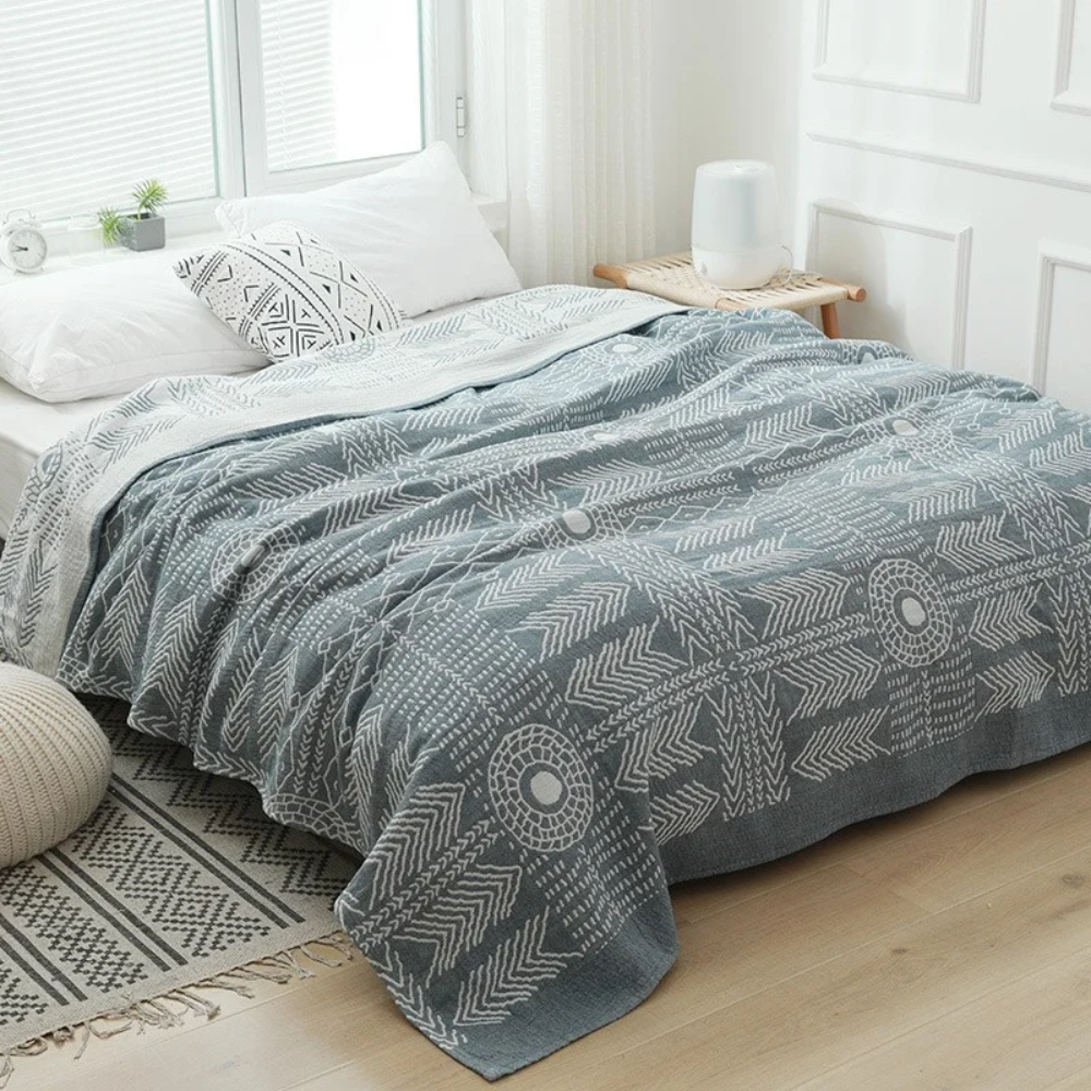 Bohemian Floral Breathable Blanket