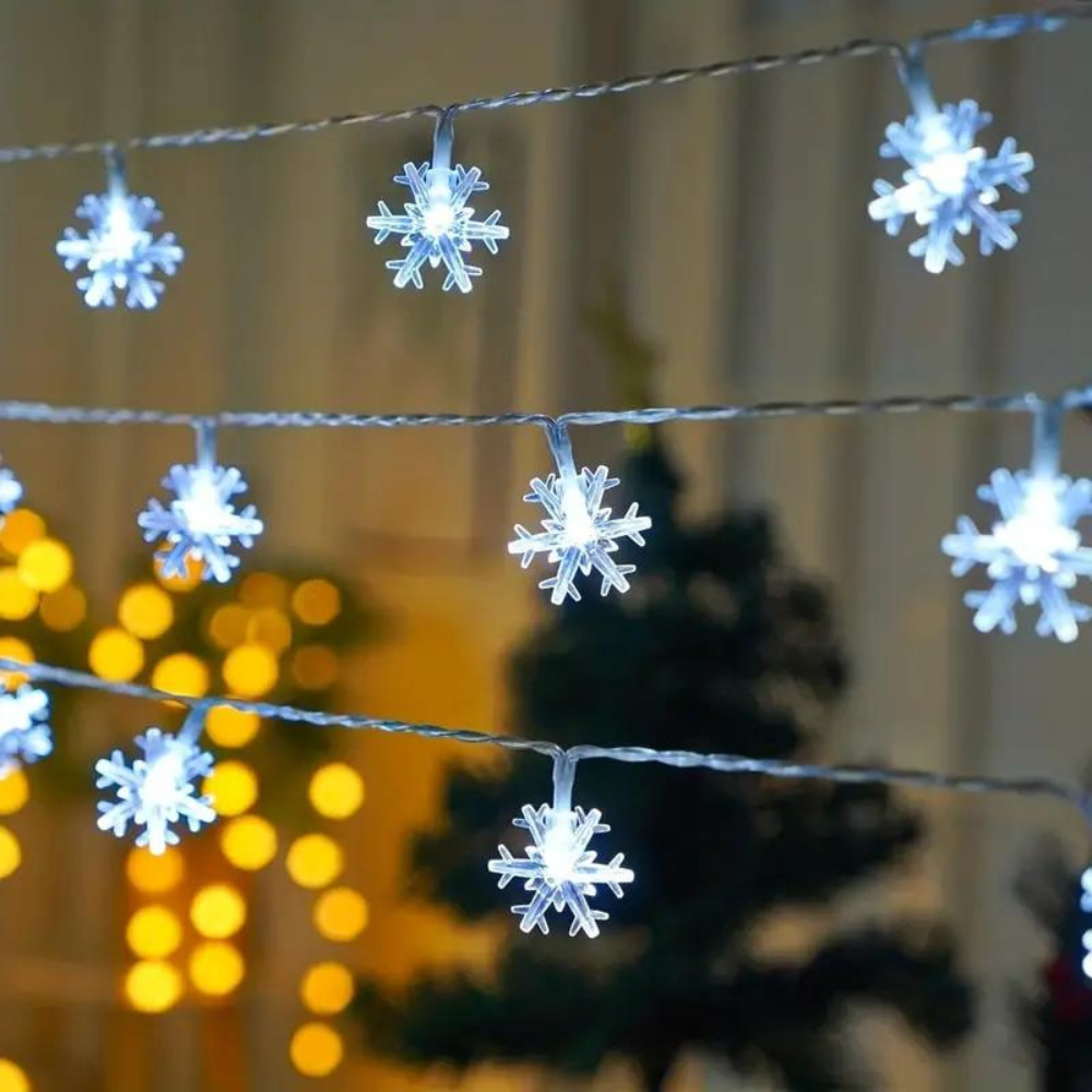 Snowflake String Lights