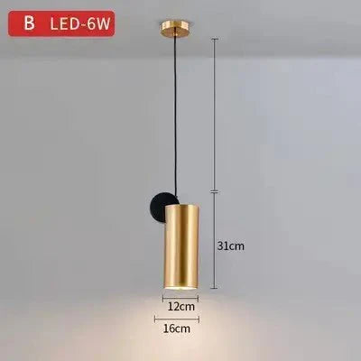 Golden Radiance Pendant Light