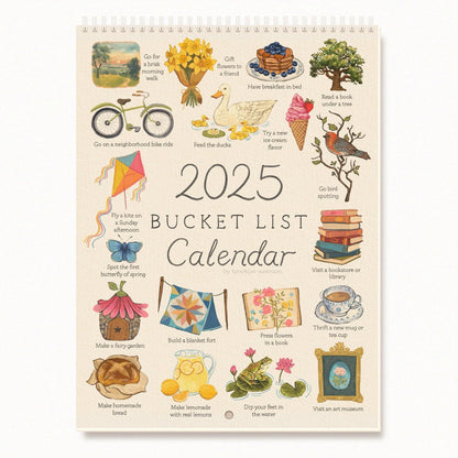 2025 Wish List Calendar Creative High-looking Value Wall Calendar Great Gifts Calendar Gift Home Decor