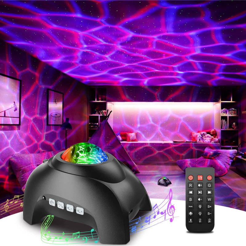 4 In 1 Galaxy And Star Projector With Bluetooth Speaker