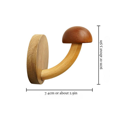 Creative Wooden Mushroom Hook