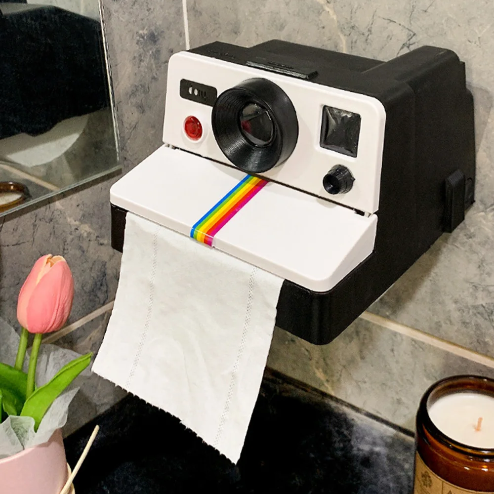 Retro Camera Tissue Box