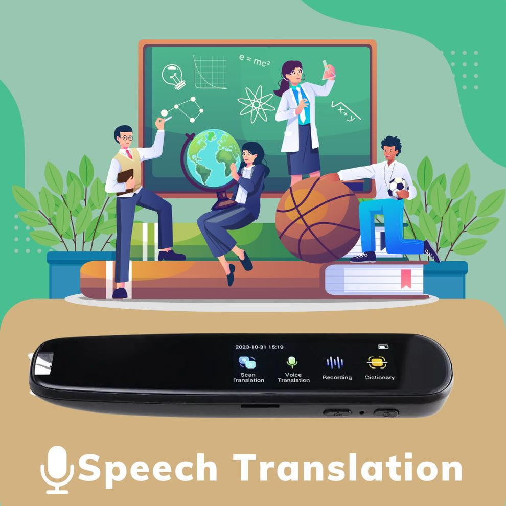 Script Translation Device AI-Powered Translation Device – ArtiZen Aura