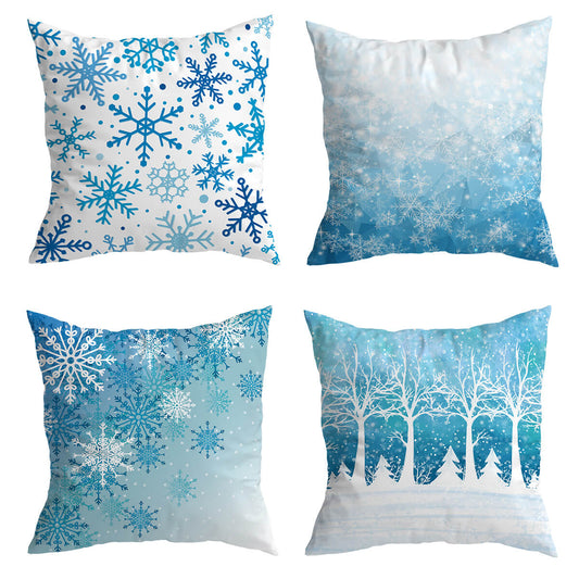 Winter Snowflakes Cushion Covers