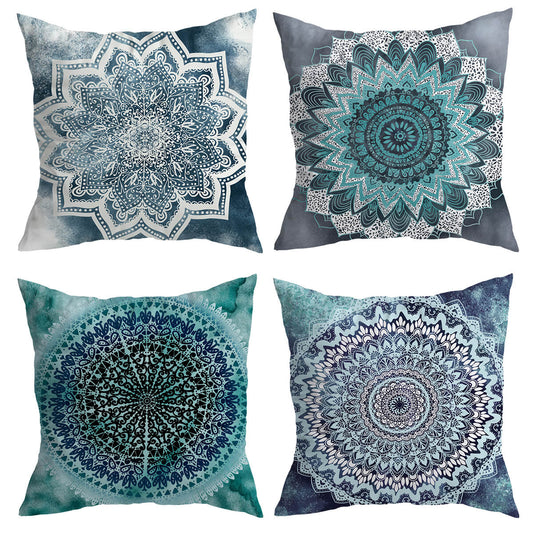 Mandala Flower Cushion Covers