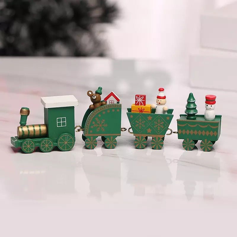 Holly Jolly Wooden Train