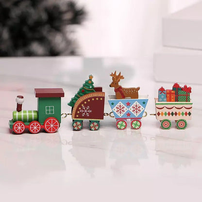 Holly Jolly Wooden Train