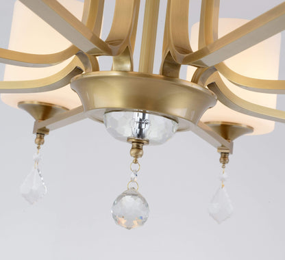 Senoia Rue 10- Light Chandelier