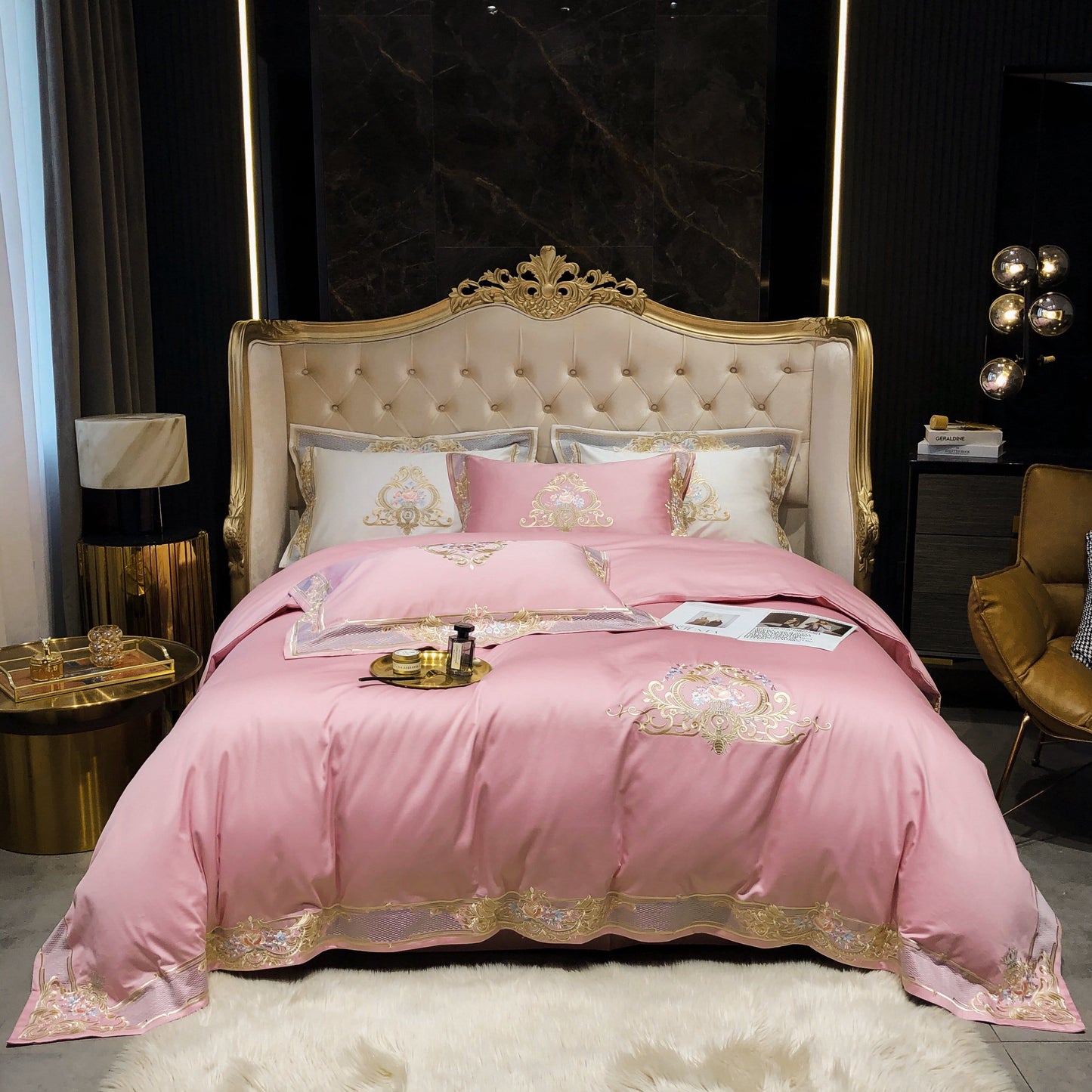 Prarie Pink Duvet Cover Set (Egyptian Cotton)