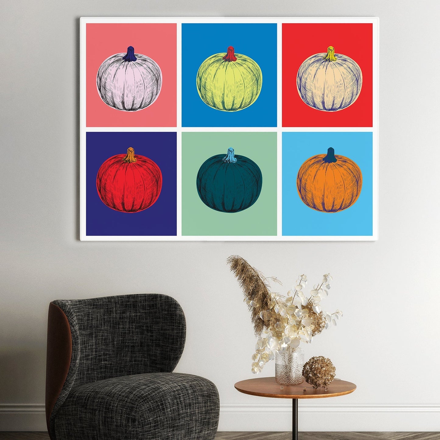 Pumpkin Pop Art Illustration