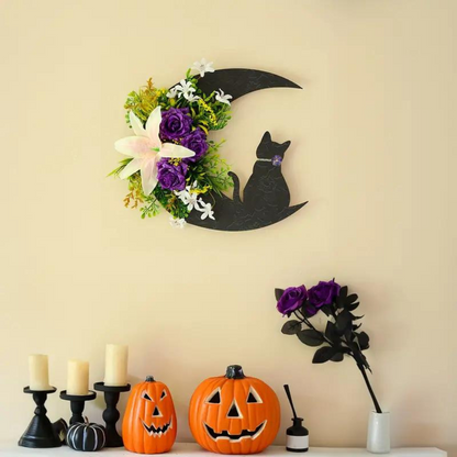 Black Cat Wreath