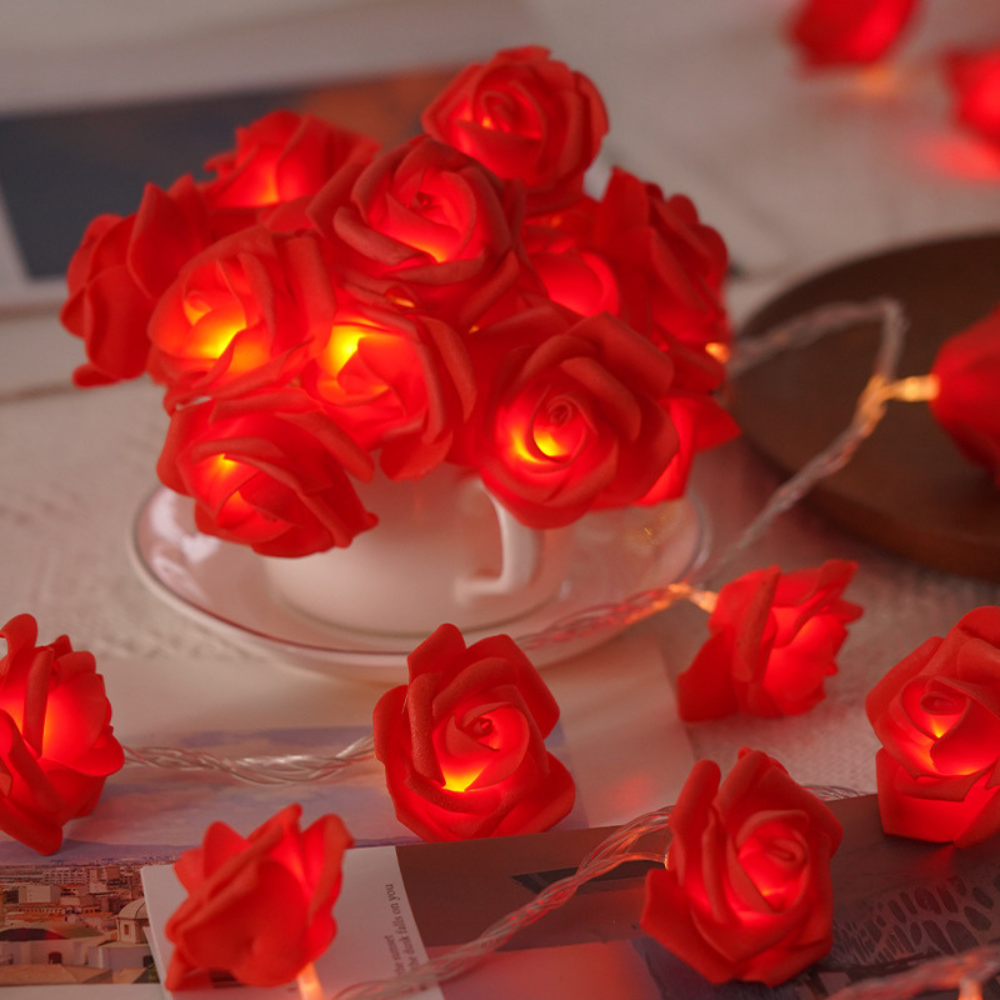 Rose Flower Lights String