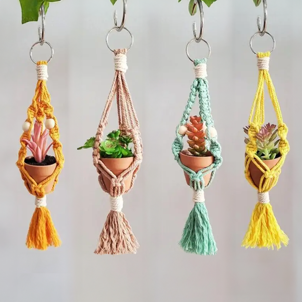 Macrame Car Plant Hanger