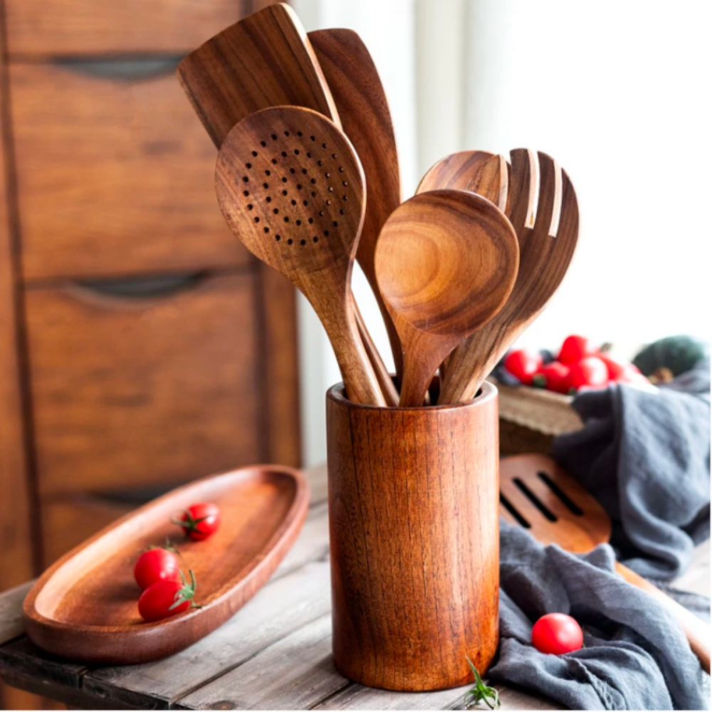 Wooden Utensils Set