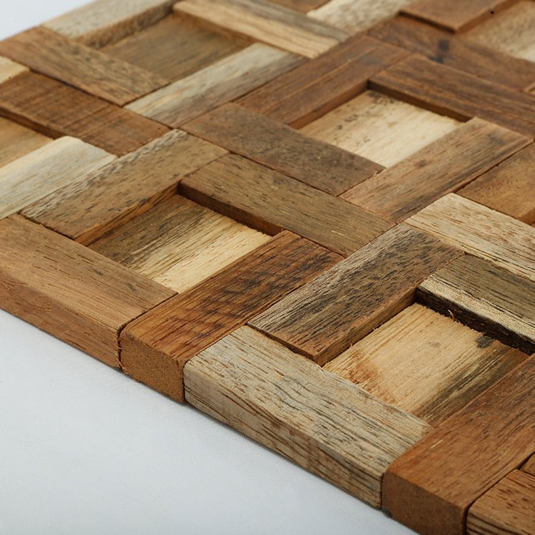 Freecube Wood Mosaic Wall Panel