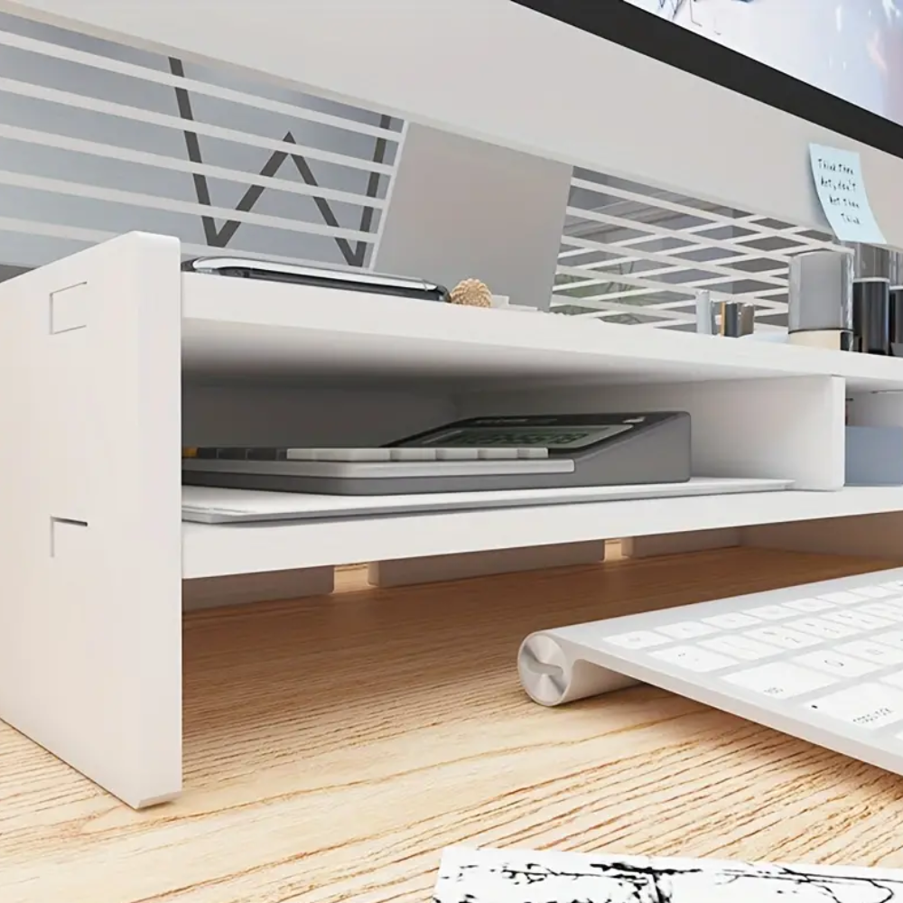 Monitor Stand Desk Organizer