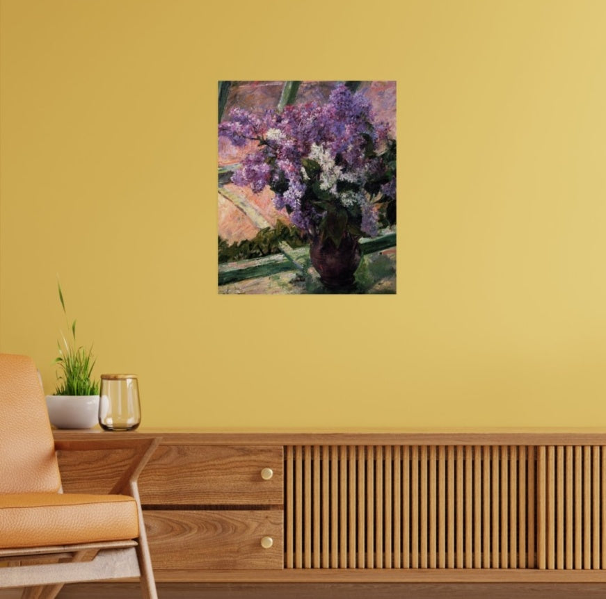 Lilac Tranquility Canvas Posters And Prints, Wall Art Pictures Suitable For Bathroom, Bedroom, Office, Living Room Home Wall Decoration, Unframed.