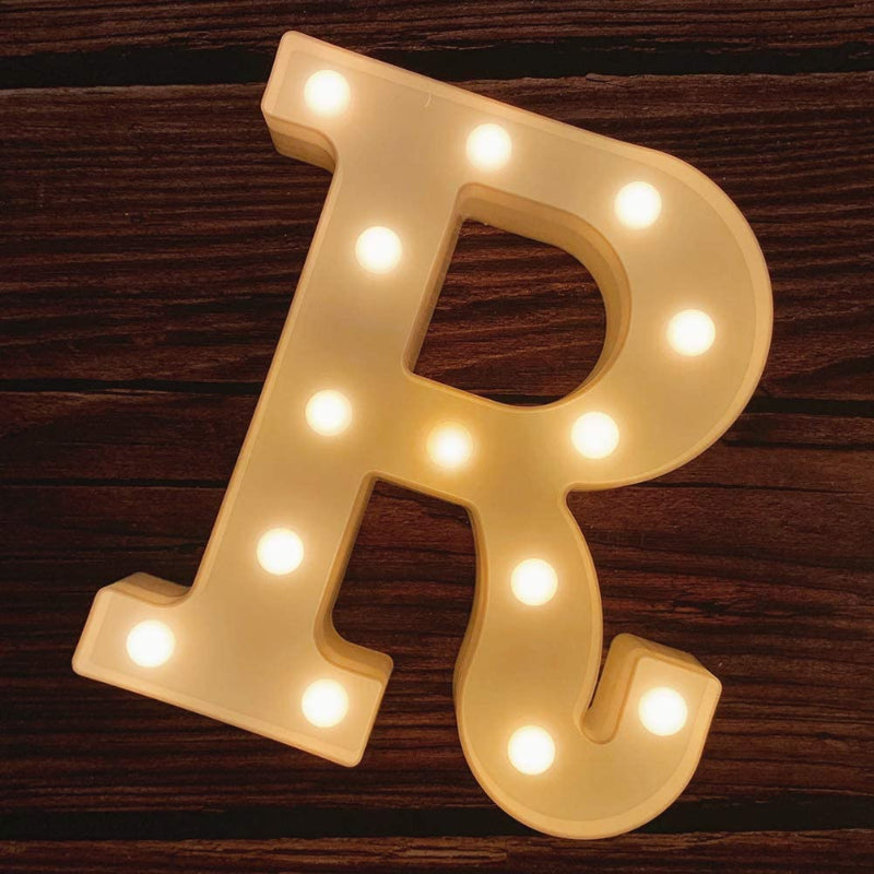 Light Up Letters | Large Light Up Numbers | Battery Powered And Bright With Every Letter Of The Alphabet | For Wedding, Birthday, Party, Celebration, Christmas Or Home Decoration