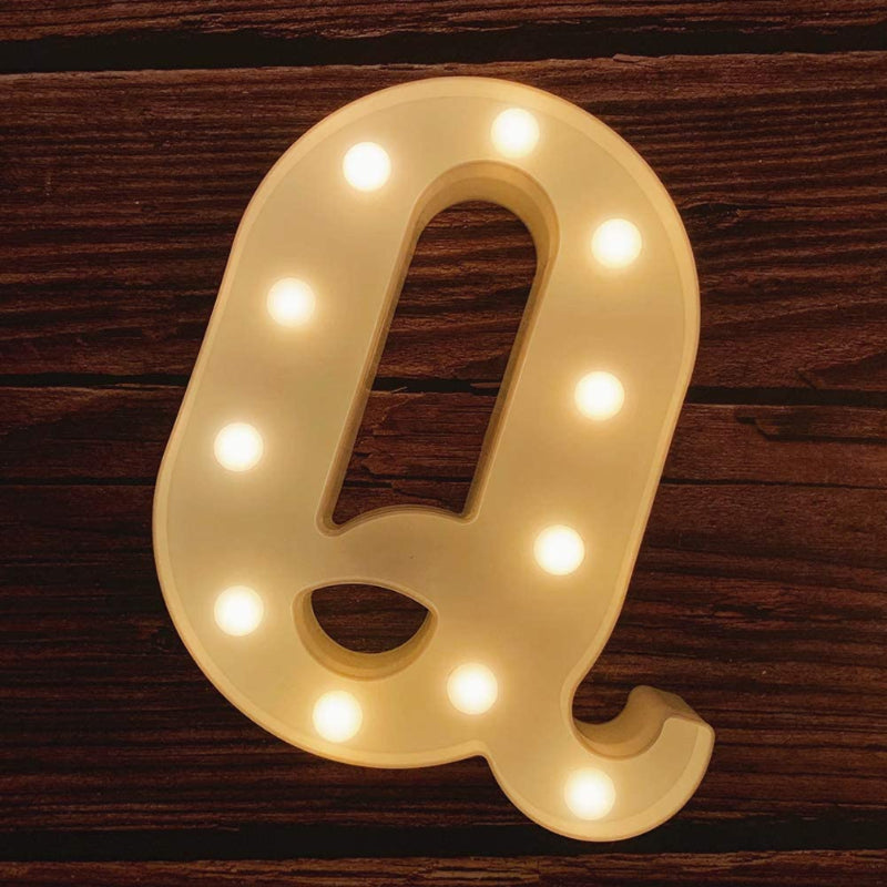 Light Up Letters | Large Light Up Numbers | Battery Powered And Bright With Every Letter Of The Alphabet | For Wedding, Birthday, Party, Celebration, Christmas Or Home Decoration